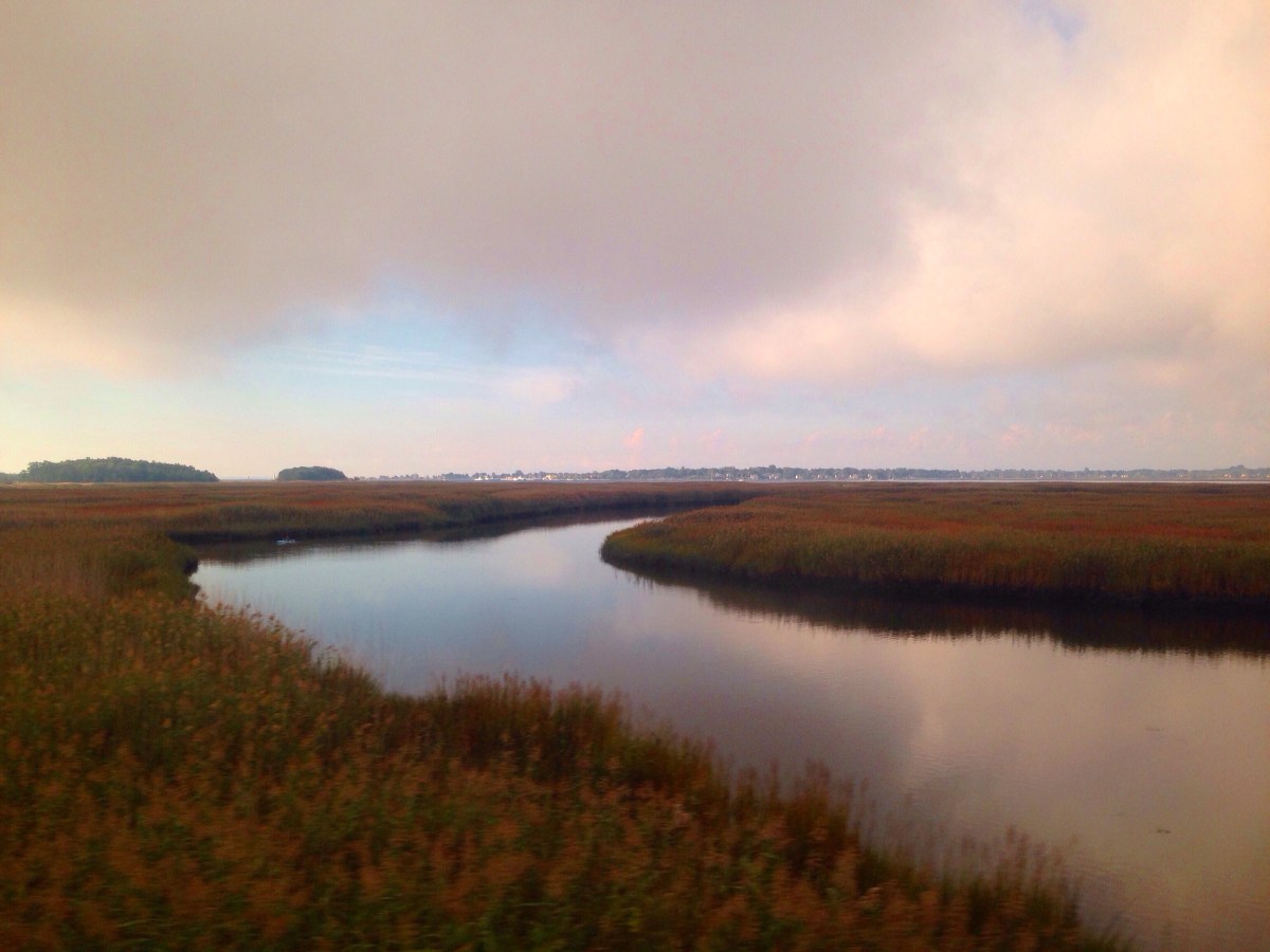 where water, sky and land&nbsp;meet