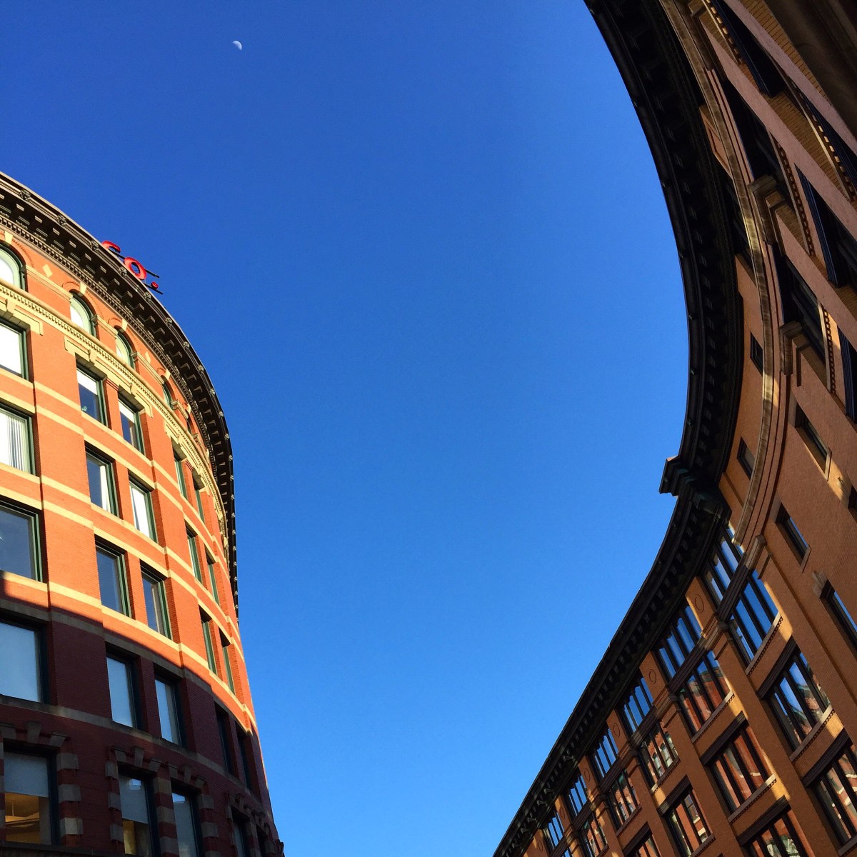 worked late and captured a bit of the day into night 