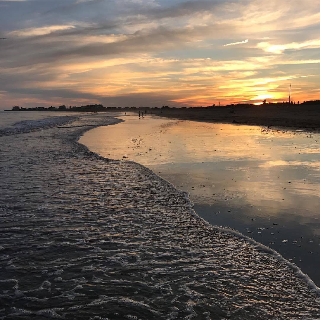 Golden light hour at the beach last&nbsp;night